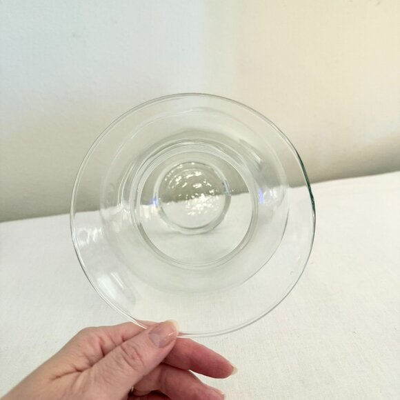 11 x 7 inch Hourglass Shaped Glass Vase ideal for Example Upcycled Mixed Florals - Picture 9 of 15